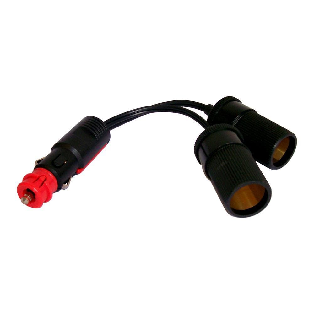 Splitter to split from 1 to 2 sockets cigarette lighter socket 18mm